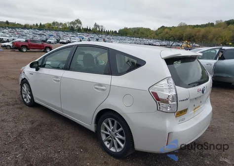 2013 Toyota Prius V Five from USA, damaged, VIN JTDZN3EU8D3216950